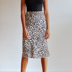 Aritzia Babaton Slip Midi Skirt